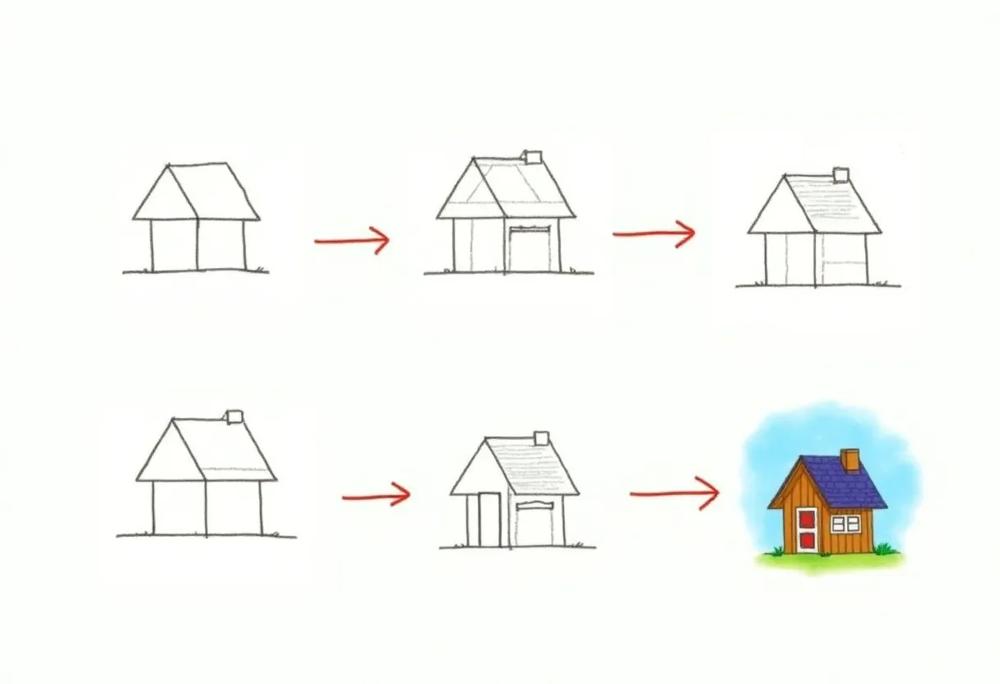 drawing house
